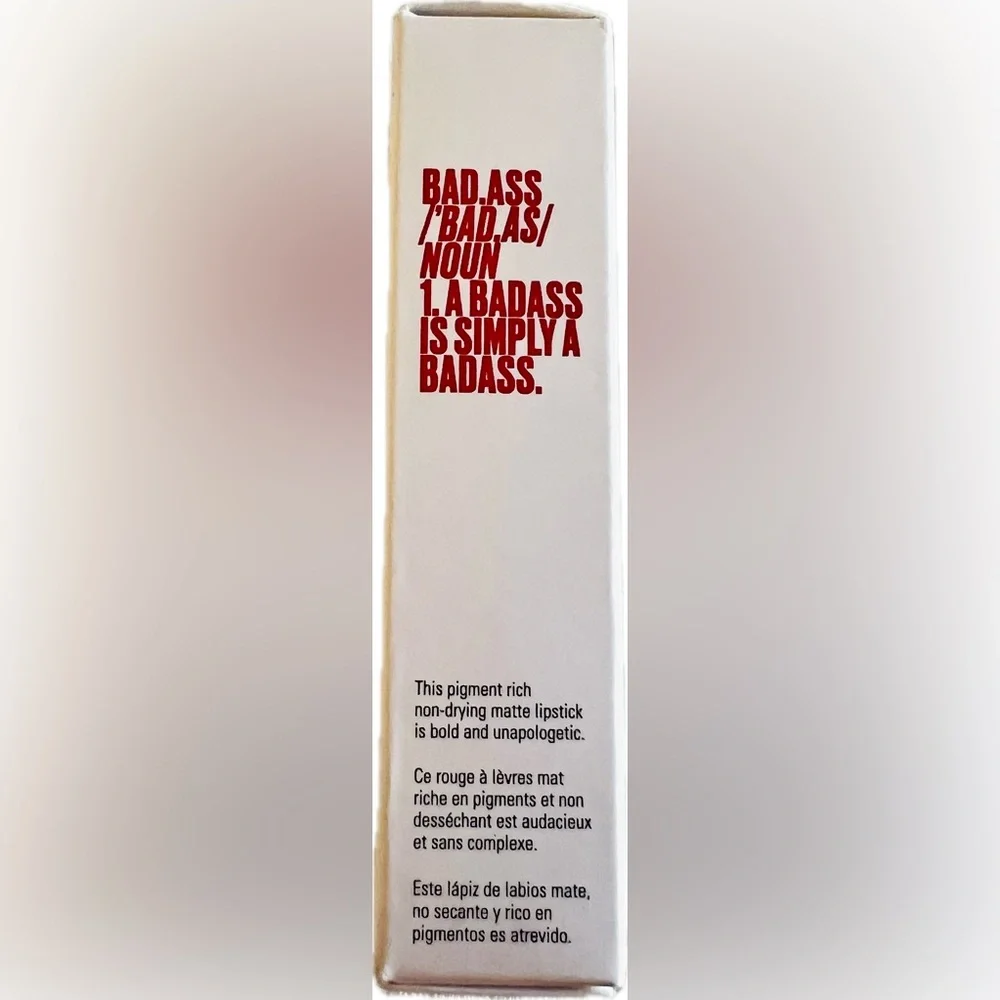 New in a box UOMA BEAUTY BAD ASS ICON MATTE LIPSTICK DIANA, 4.1g net wt/0.14 oz - Picture 6 of 9